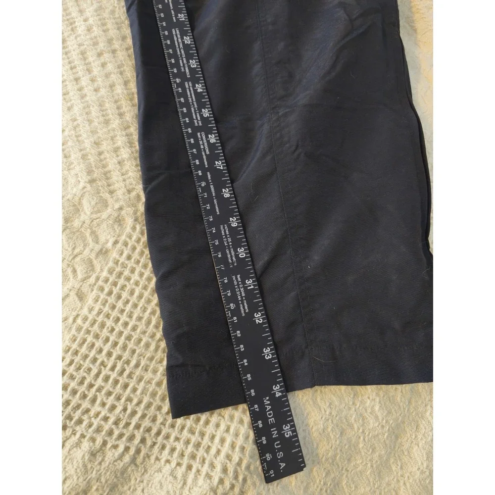 Russell Athletic Vintage Black Nylon‎ Track Pants Water Resistant Mens Large NWT
